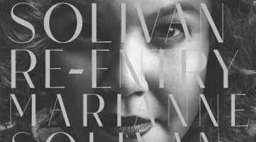Marianne Solivan with text containing the album title.