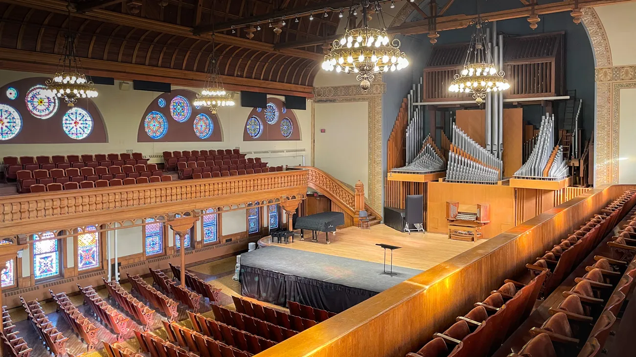 Setnor Auditorium from the balcony.