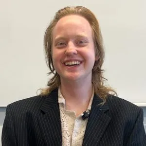 Peter Ganunis smiling.