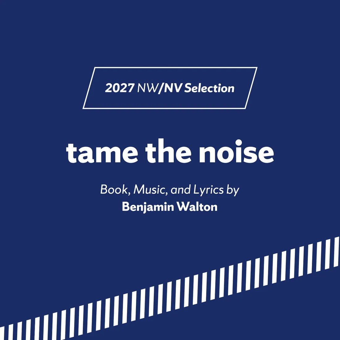 Promotional flier for “tame the noise.”