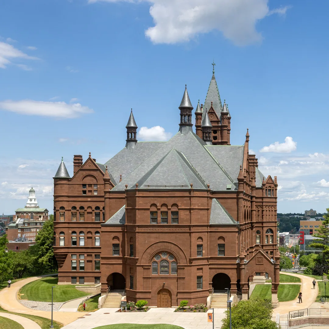 Crouse College in summer.