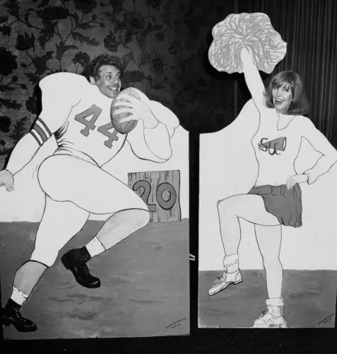 Portraits of Jerry Stiller and Anne Meara.