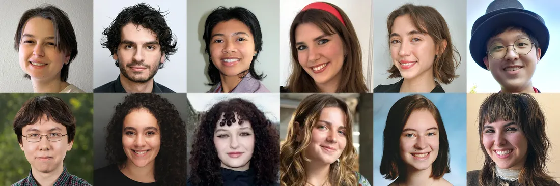 Twelve headshots placed side by side.