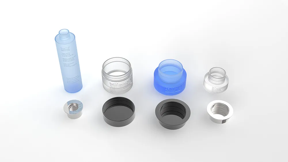Belif Refillable Containers Opened