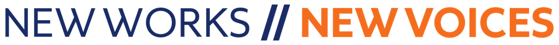 New Works/New Voices logo.