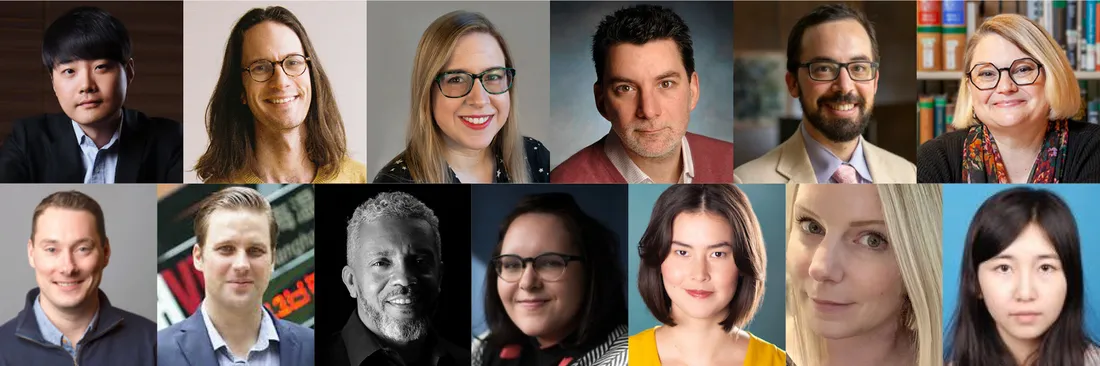 A collage of headshots.